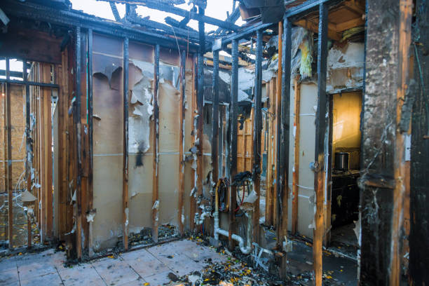 Professional Soot Cleanup technician working in Pascoag, RI
